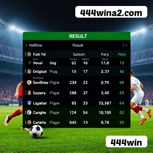 Apostas futebol ao vivo 444win - odds competitivas